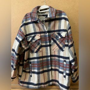 Zara plaid shacket